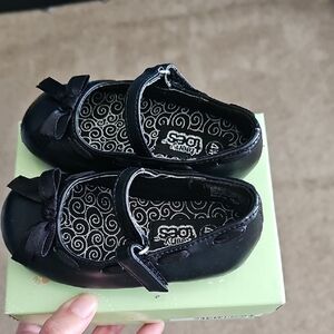 Stylish Black Mary Jane Dress Shoes for Kids